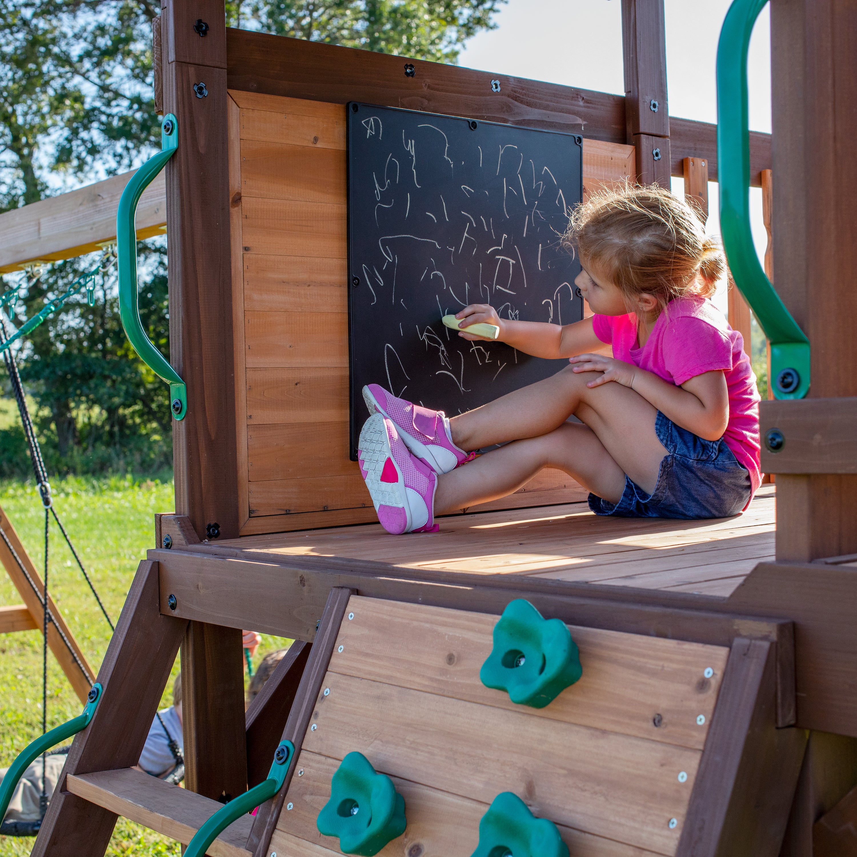 Cedar Cove Swing Set and Climbing Frame