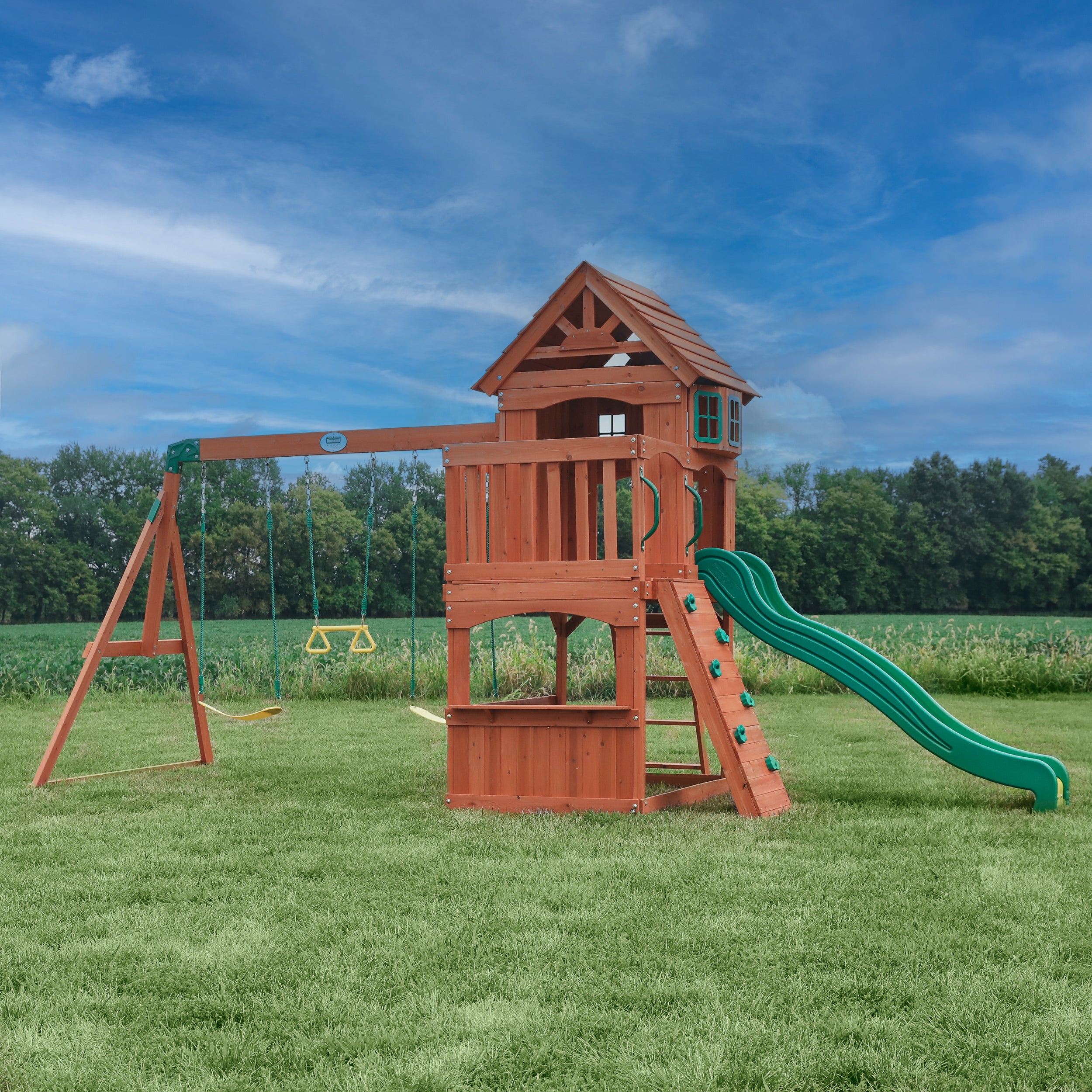 Atlantis Swing Set and Climbing Frame