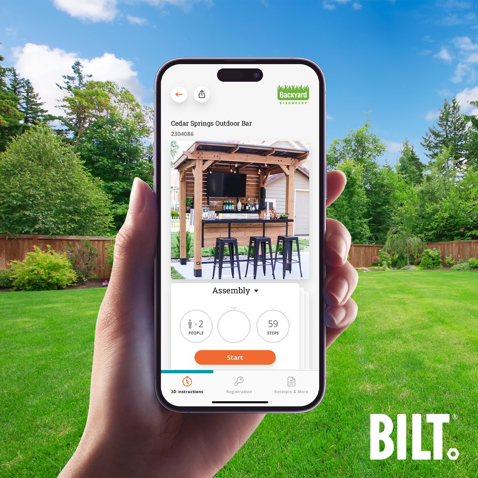Cedar Springs Outdoor Bar BILT App