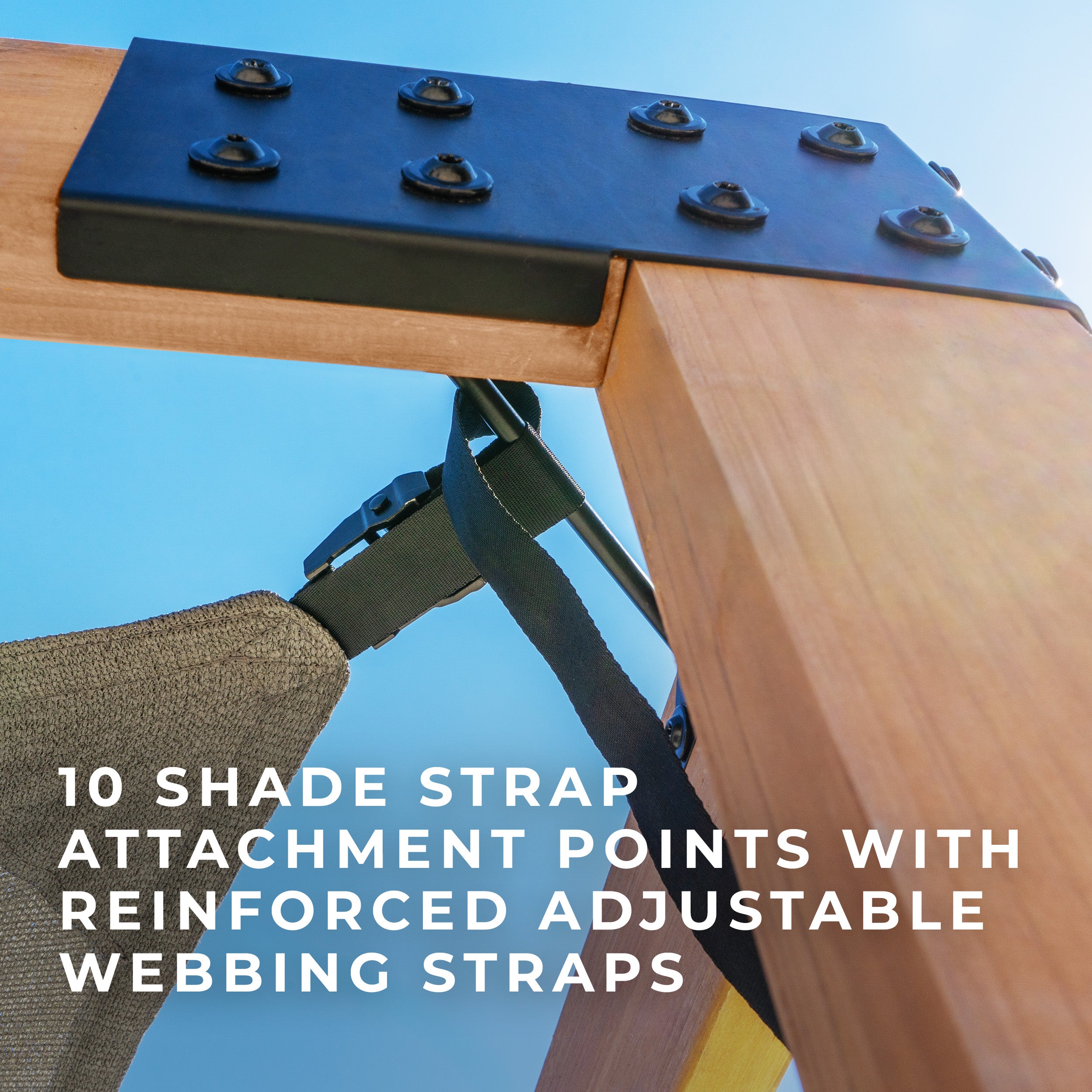 3.7m x 3m Brendan Sail Shade Pergola