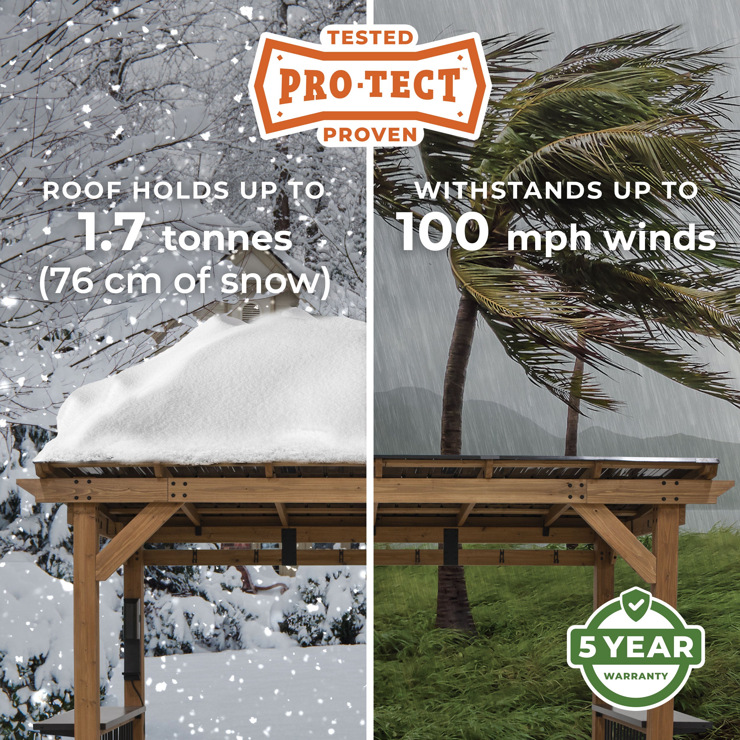 Saxony XL BBQ Gazebo UK ProTect