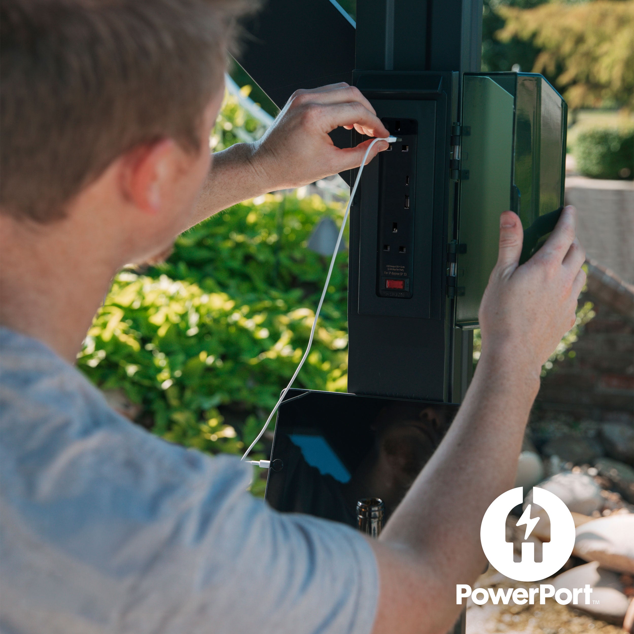 Rockport XL Grill Gazebo PowerPort