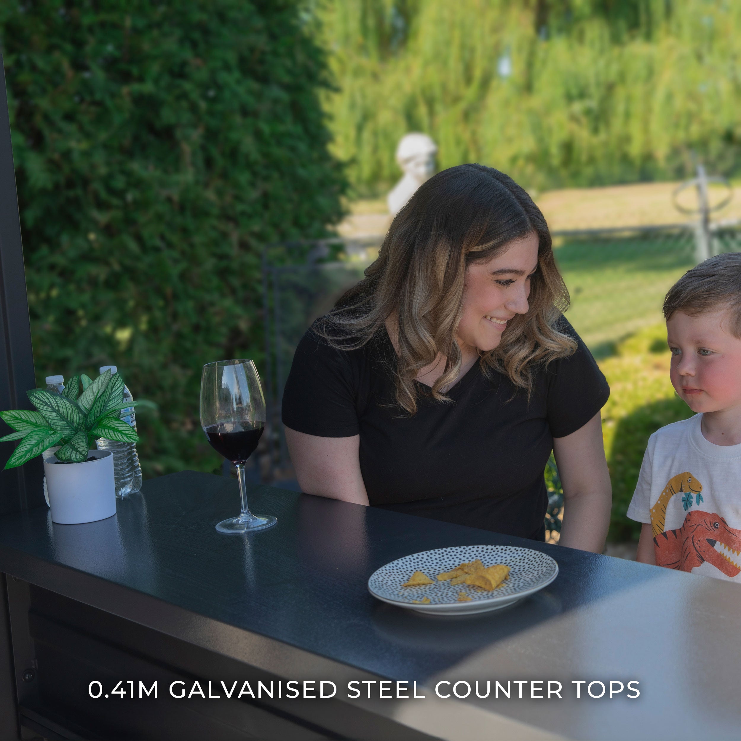 Rockport XL Galvanized Steel Counter Top