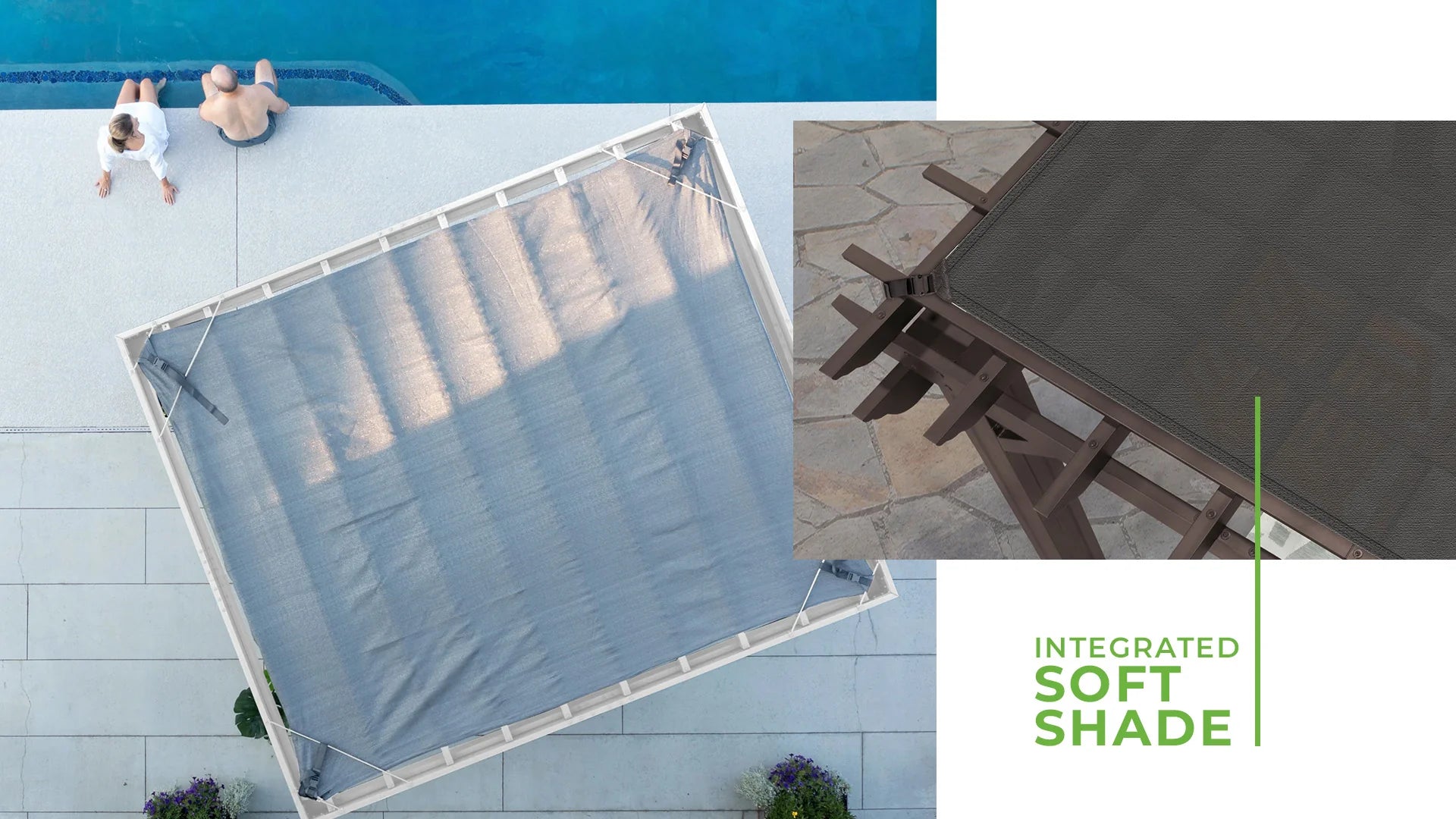 pergolas with soft sail canopy