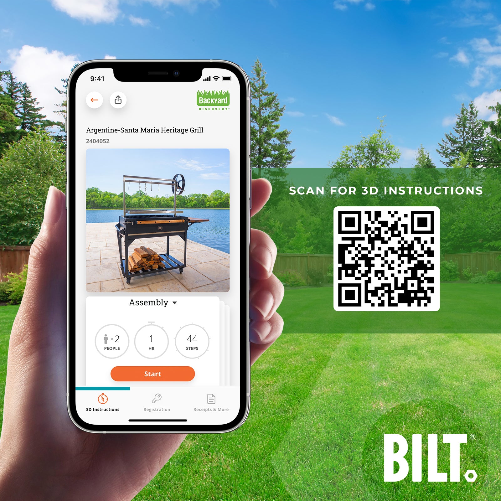 Argentine/Santa Maria Heritage BBQ Grill with Wood Fire and Charcoal