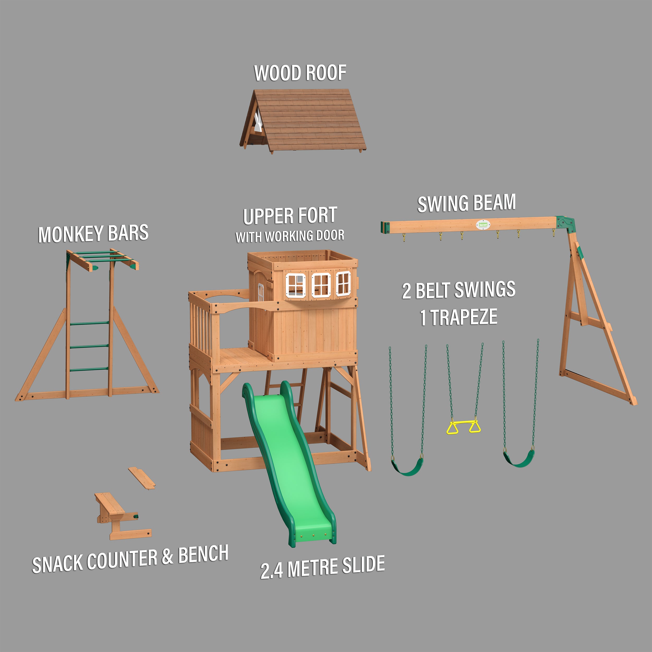 Montpelier Swing Set and Climbing Frame