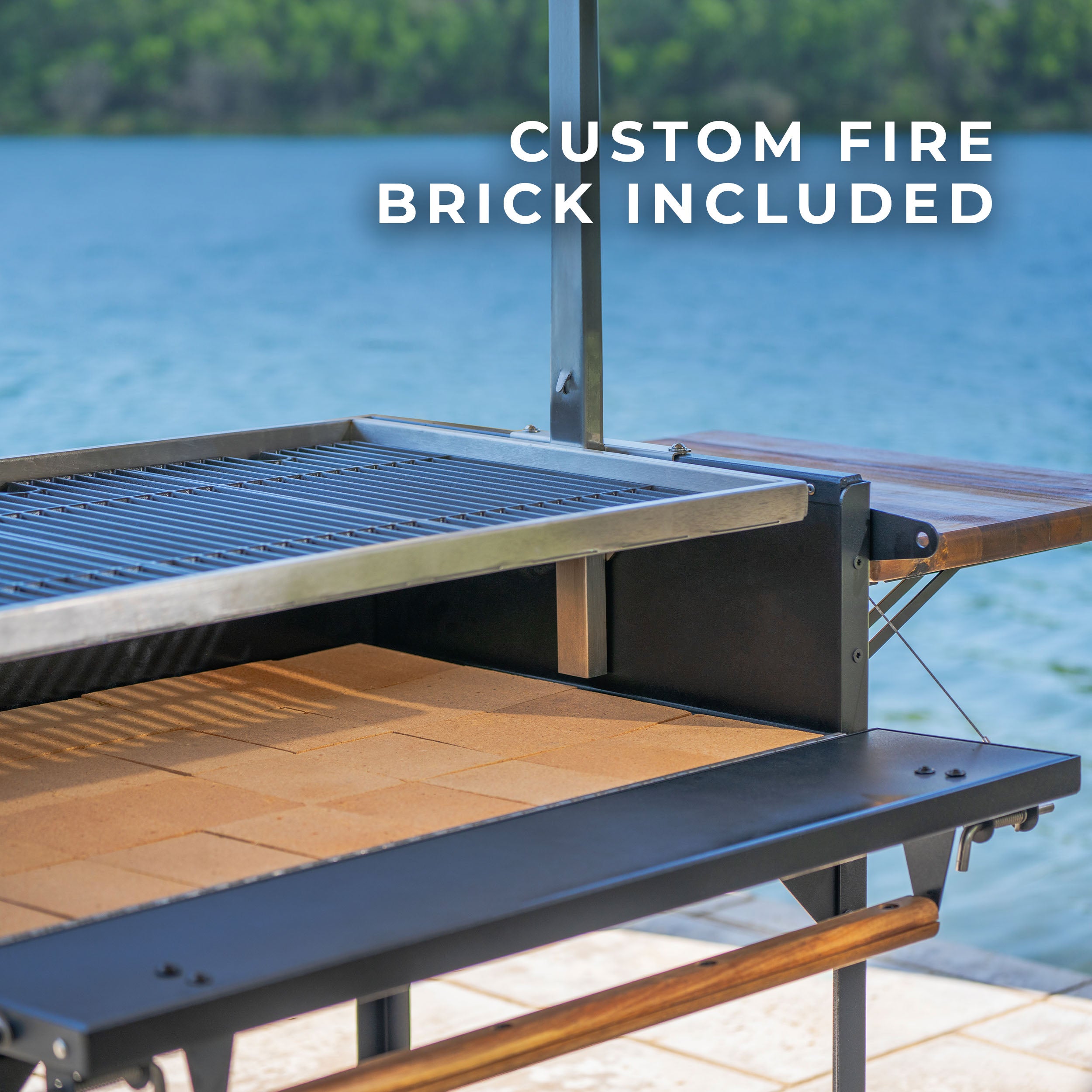 Argentine/Santa Maria Heritage BBQ Grill with Wood Fire and Charcoal