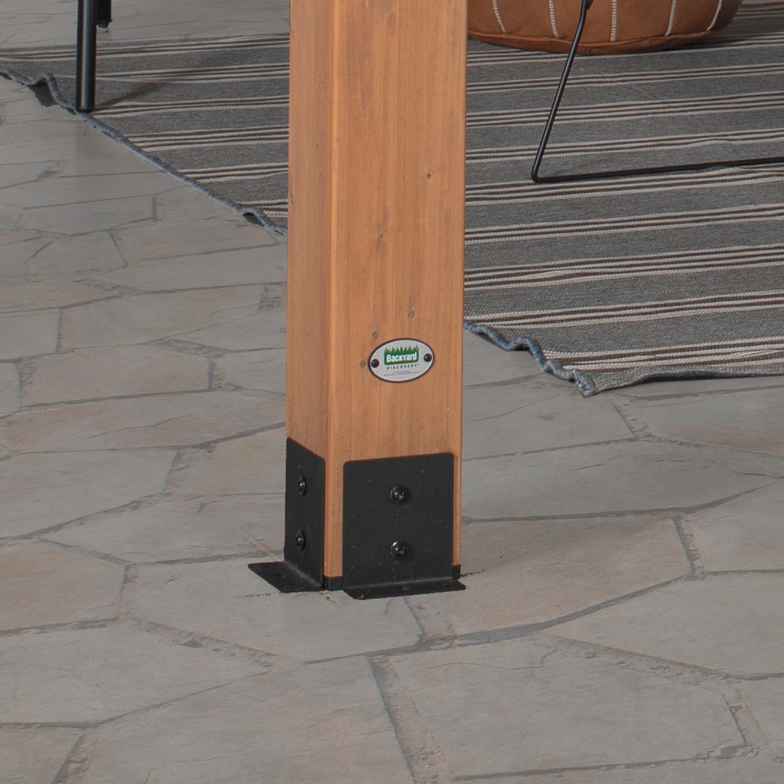 4.9m x 3.6m Norwood Gazebo (16 x 12) foot anchored to concrete