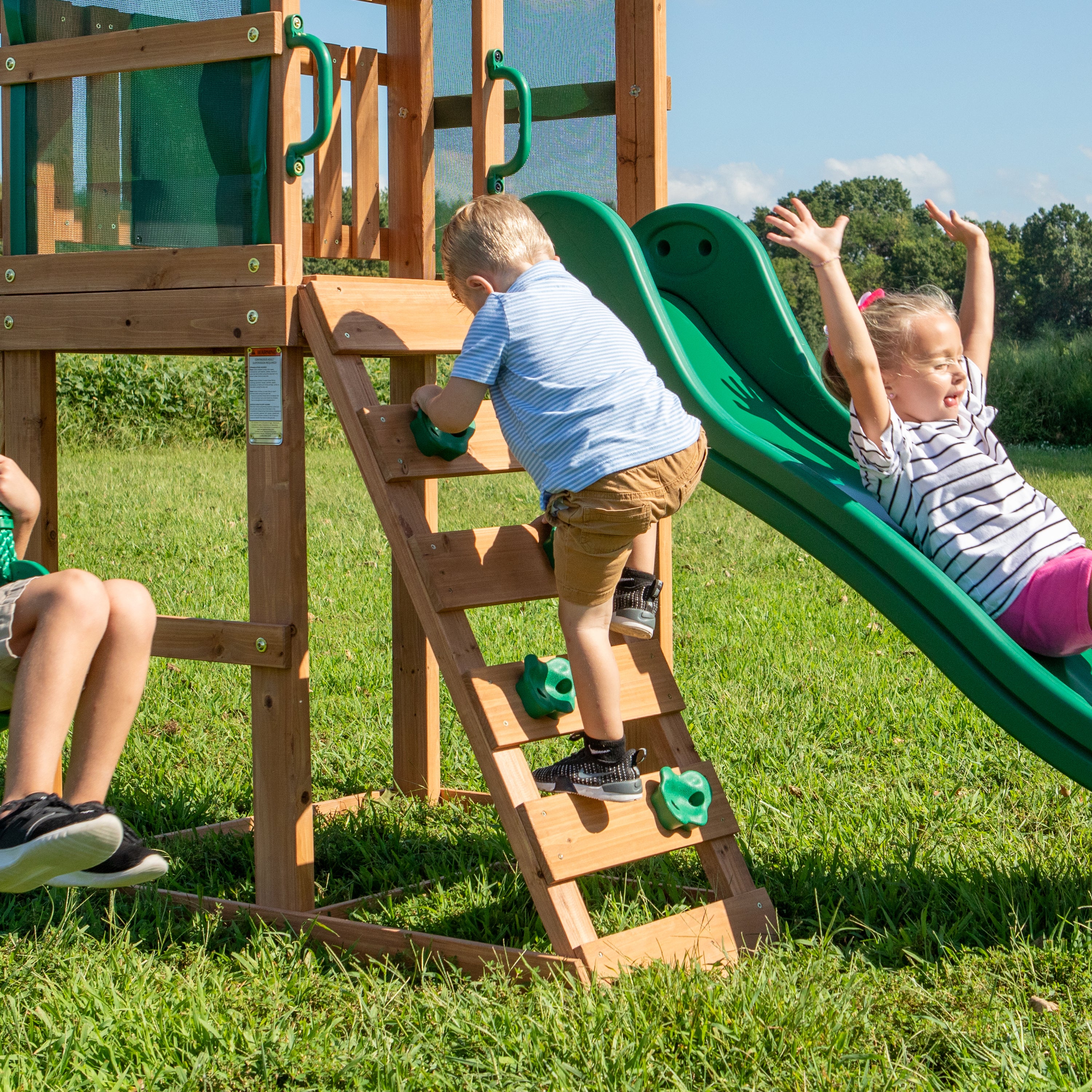 Buckley Hill Swing Set and Climbing Frame