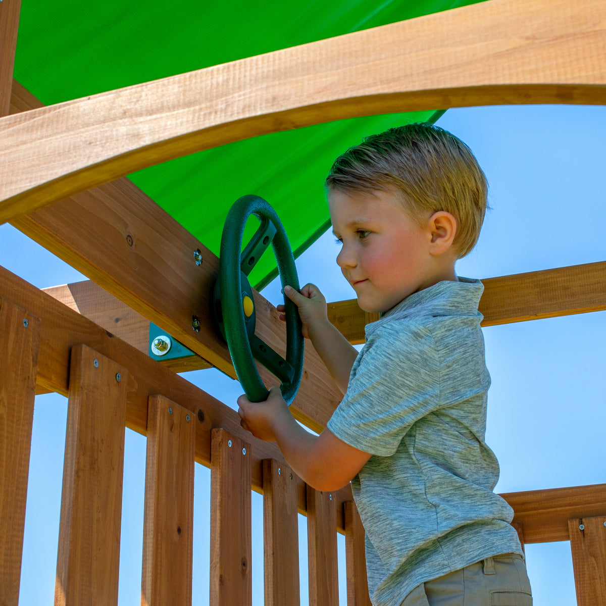 Grayson Peak Swing Set and Climbing Frame