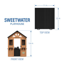 Load image into Gallery viewer, Sweetwater Playhouse Metric Dimensions
