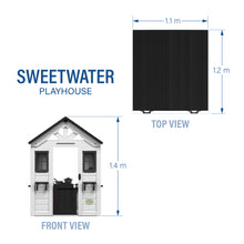 Load image into Gallery viewer, Sweetwater Playhouse Metric Dimensions
