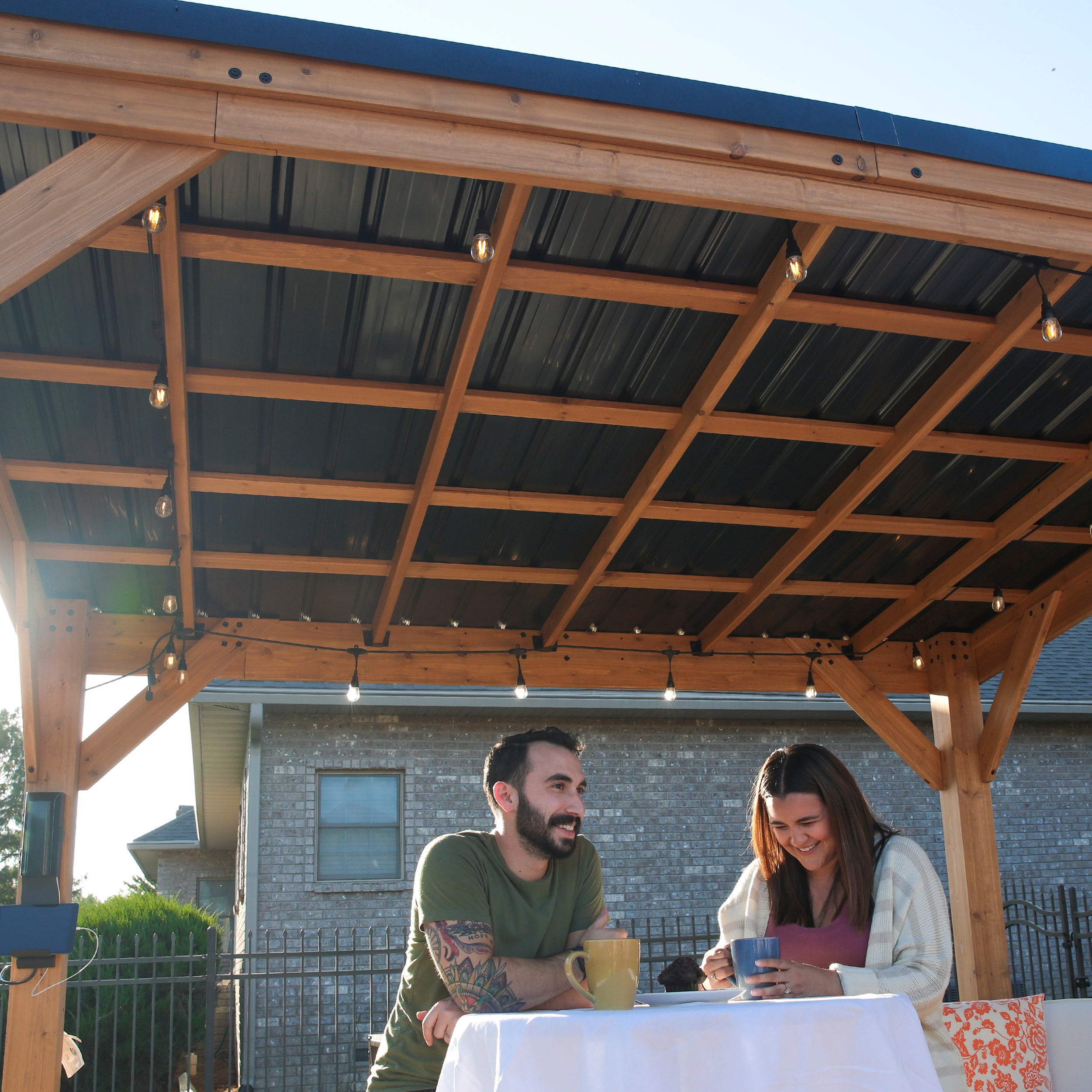 3.7m X 2.9m Arcadia Slope Steel Roof