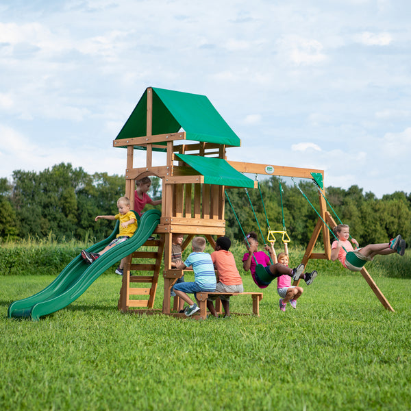 Belmont Swing Set and Climbing Frame