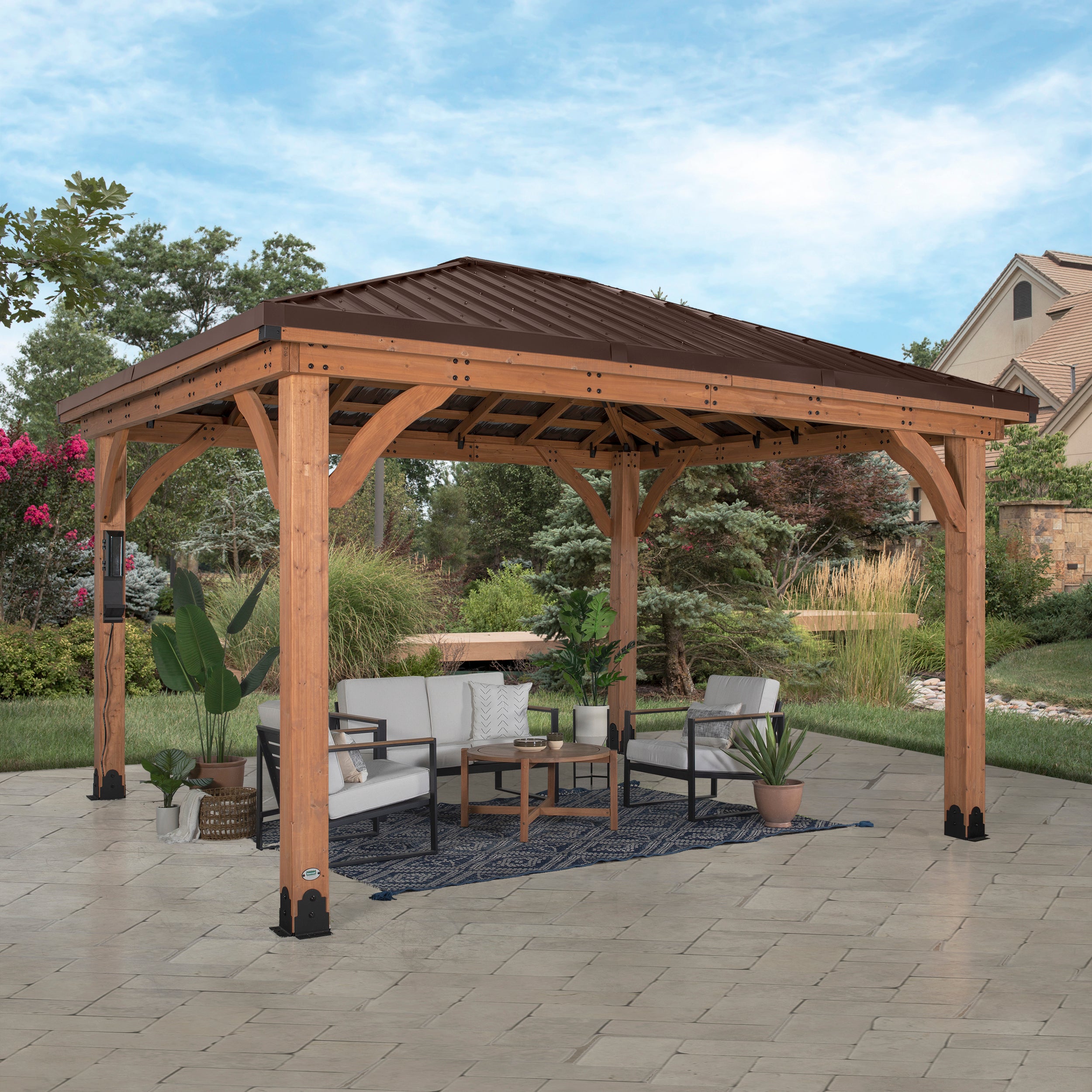 4.3m x 3.1m (14ft x 10ft) Barrington Gazebo