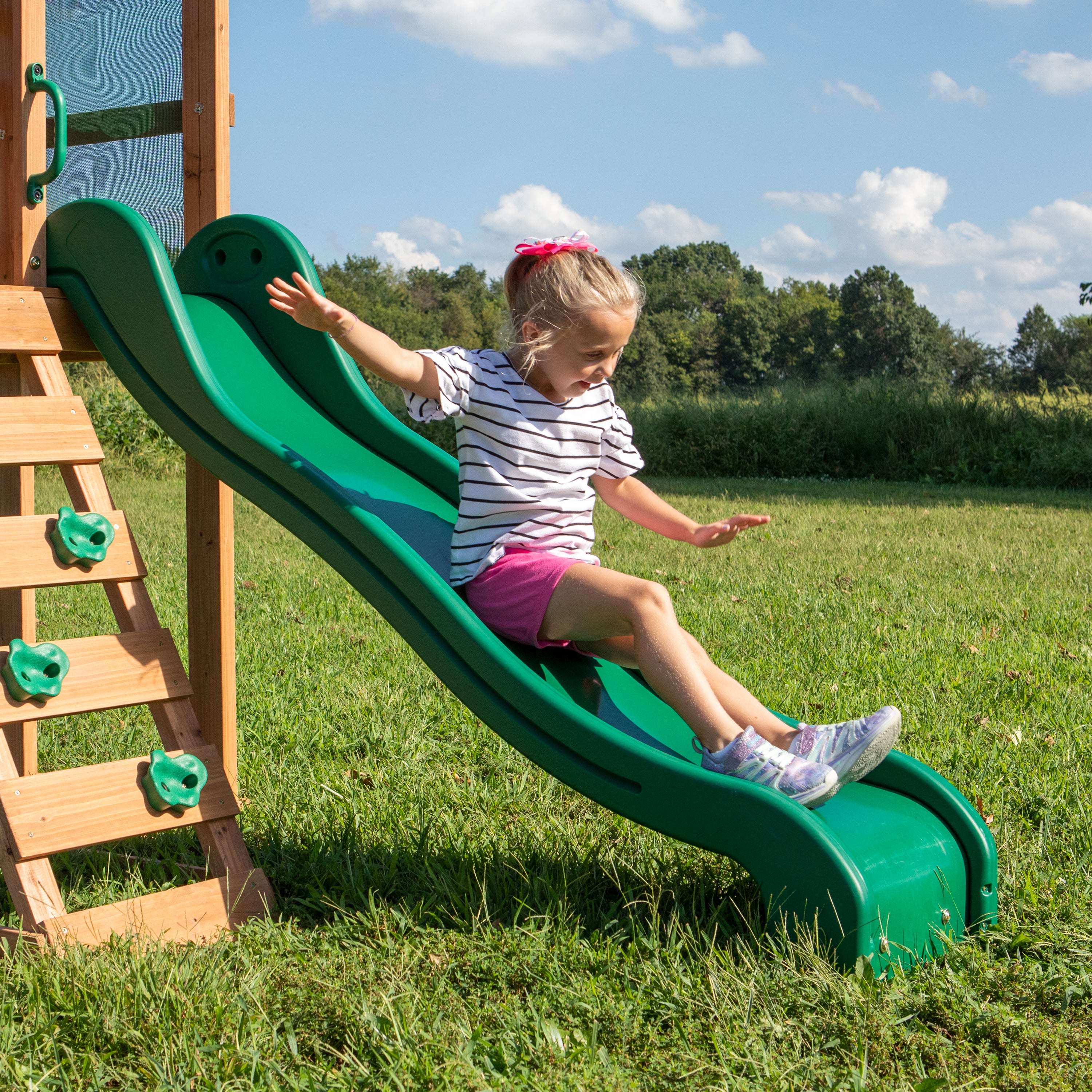 Buckley Hill Swing Set and Climbing Frame