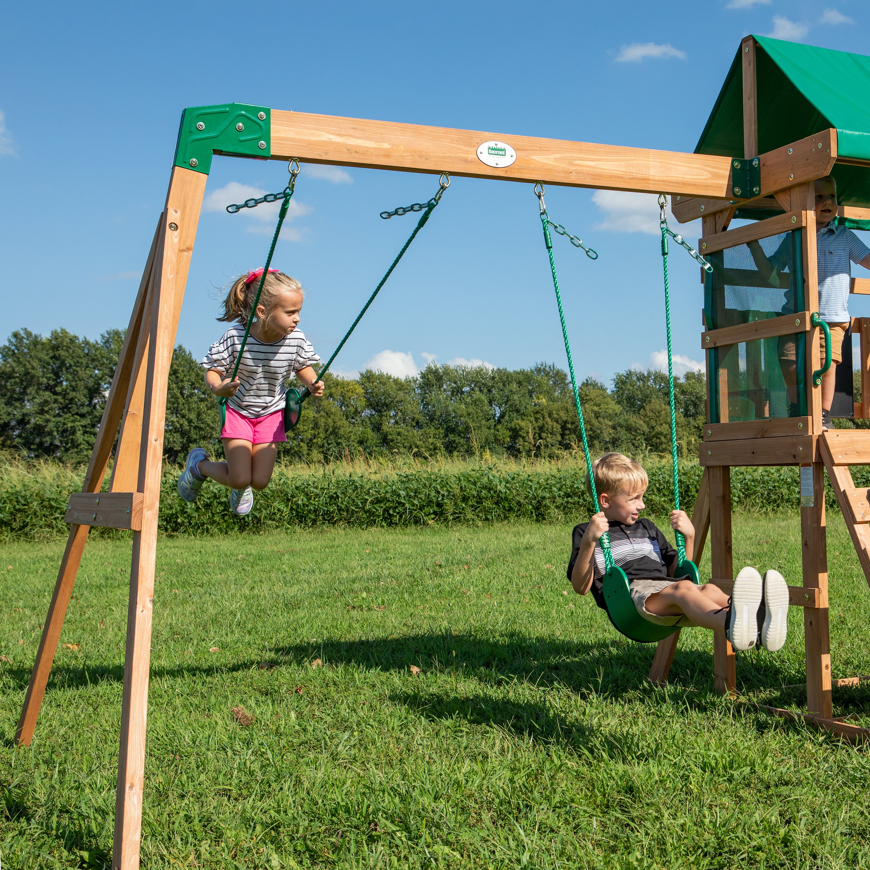 Buckley Hill Swing Set and Climbing Frame