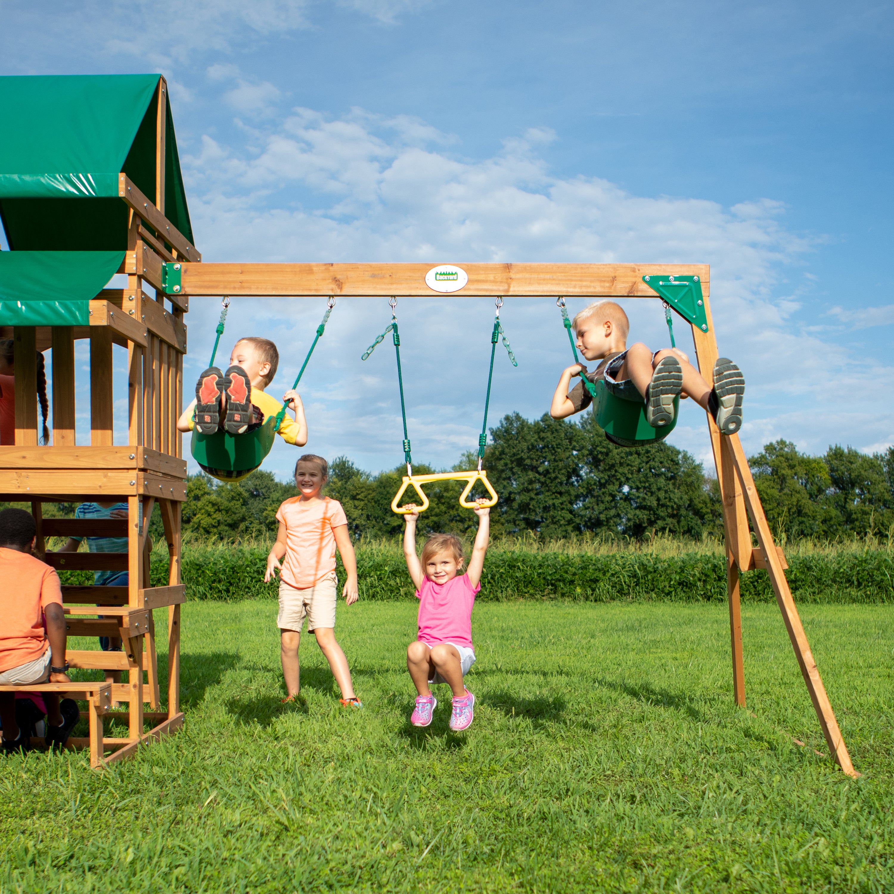 Belmont Swing Set and Climbing Frame