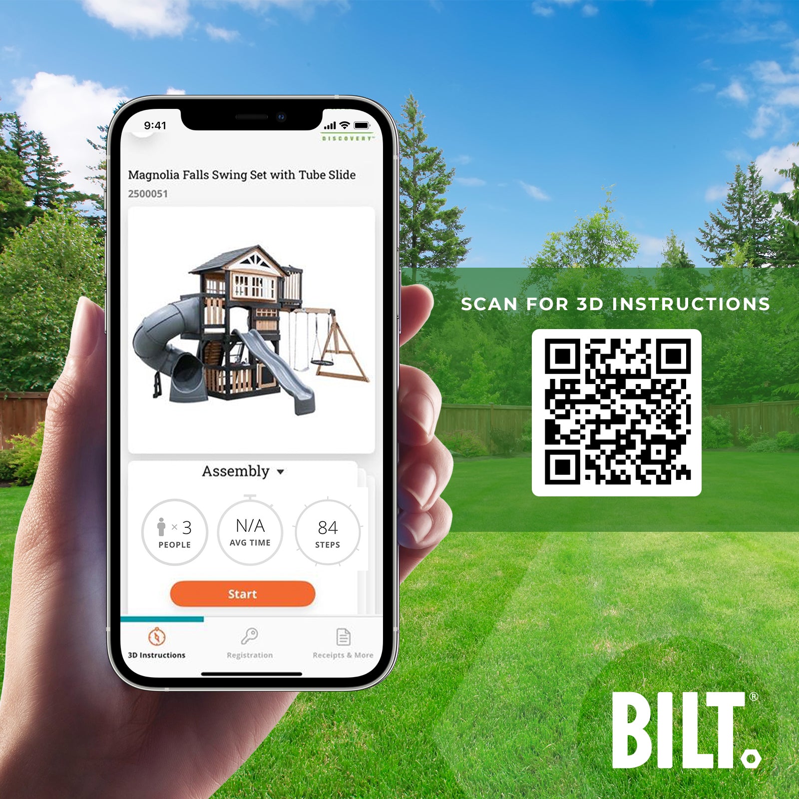 Magnolia Falls Swing Set and Climbing Frame