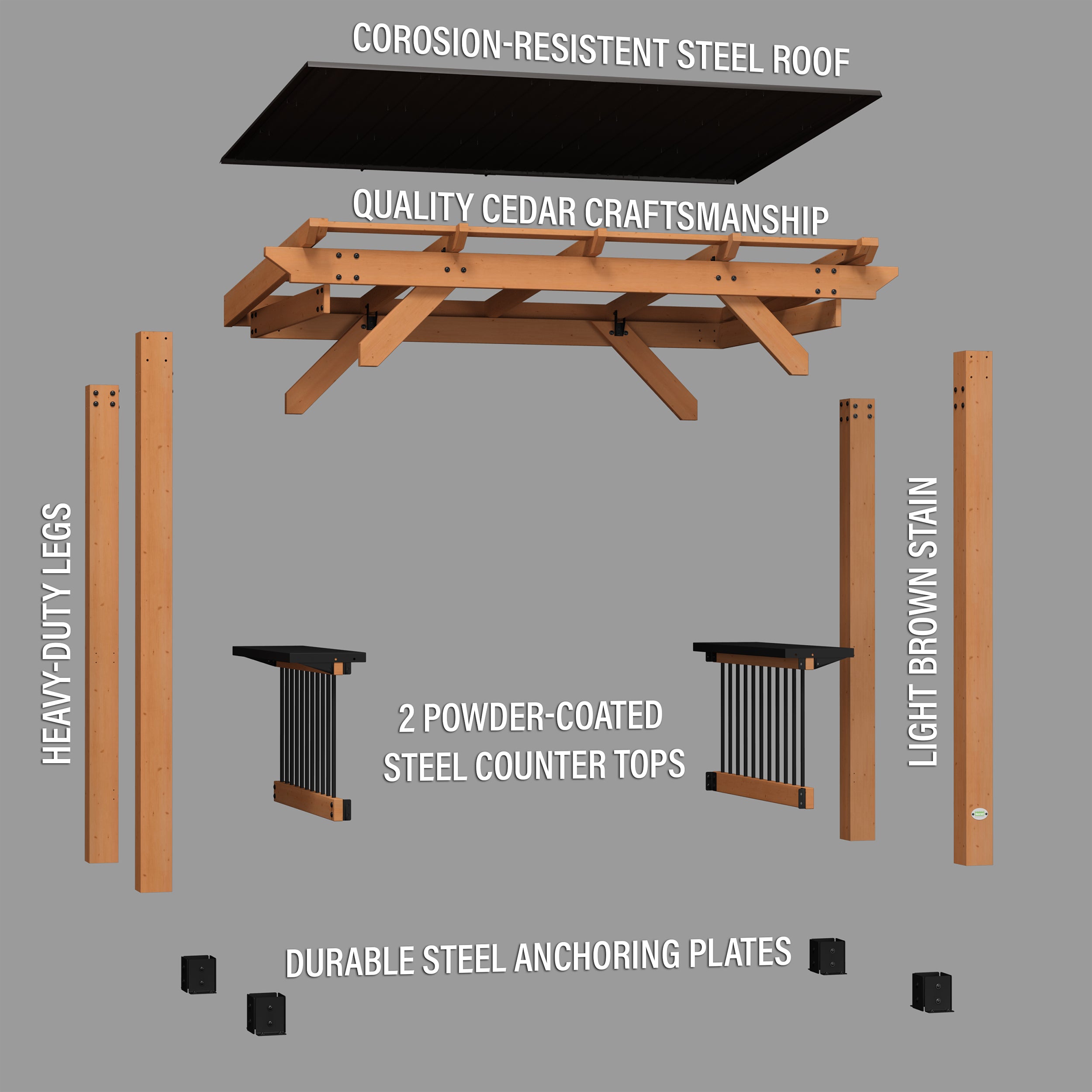 Saxony Grill/BBQ Gazebo