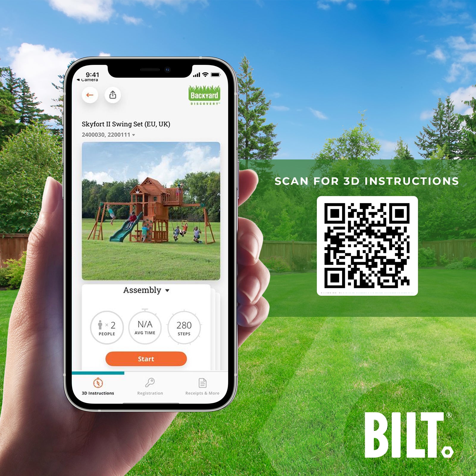 Skyfort II Swing Set and Climbing Frame