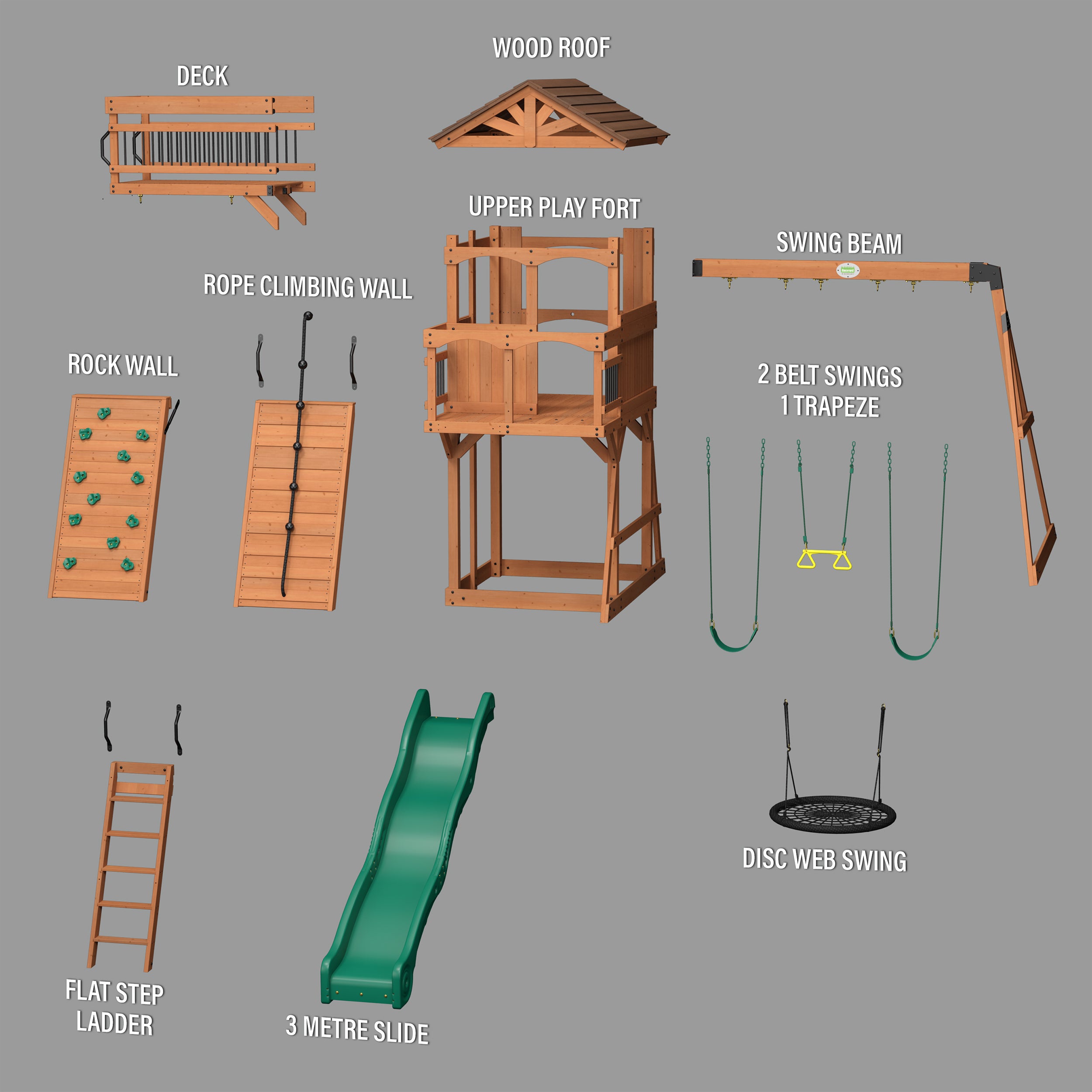 Sterling Point Swing Set and Climbing Frame