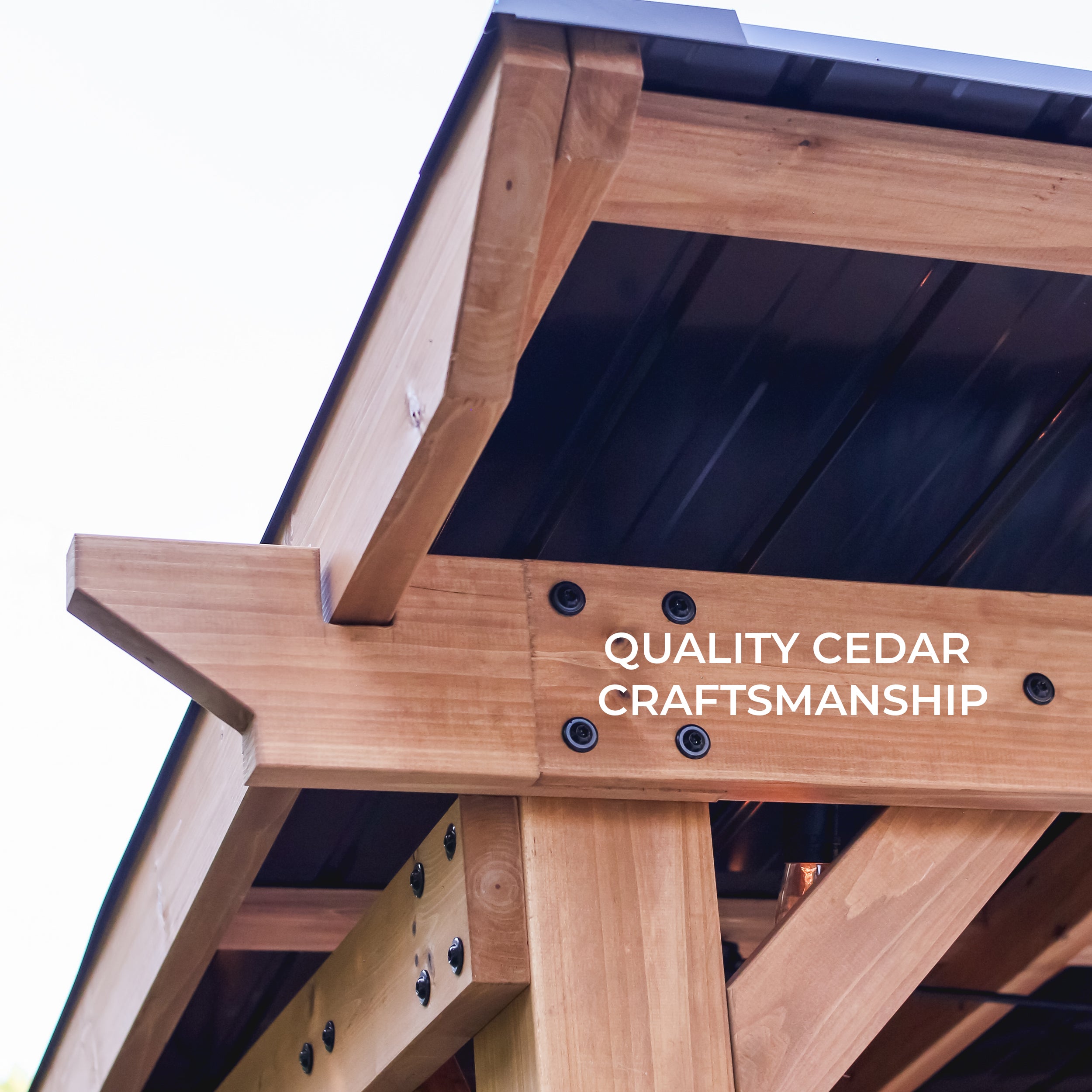 2.6m x 1.9m (8ft x 6ft) Cedar Springs Outdoor Bar