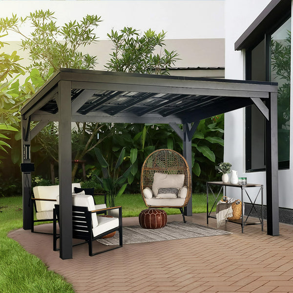 3.7m x 2.9m (12ft x 9.5ft) Stonebridge Gazebo