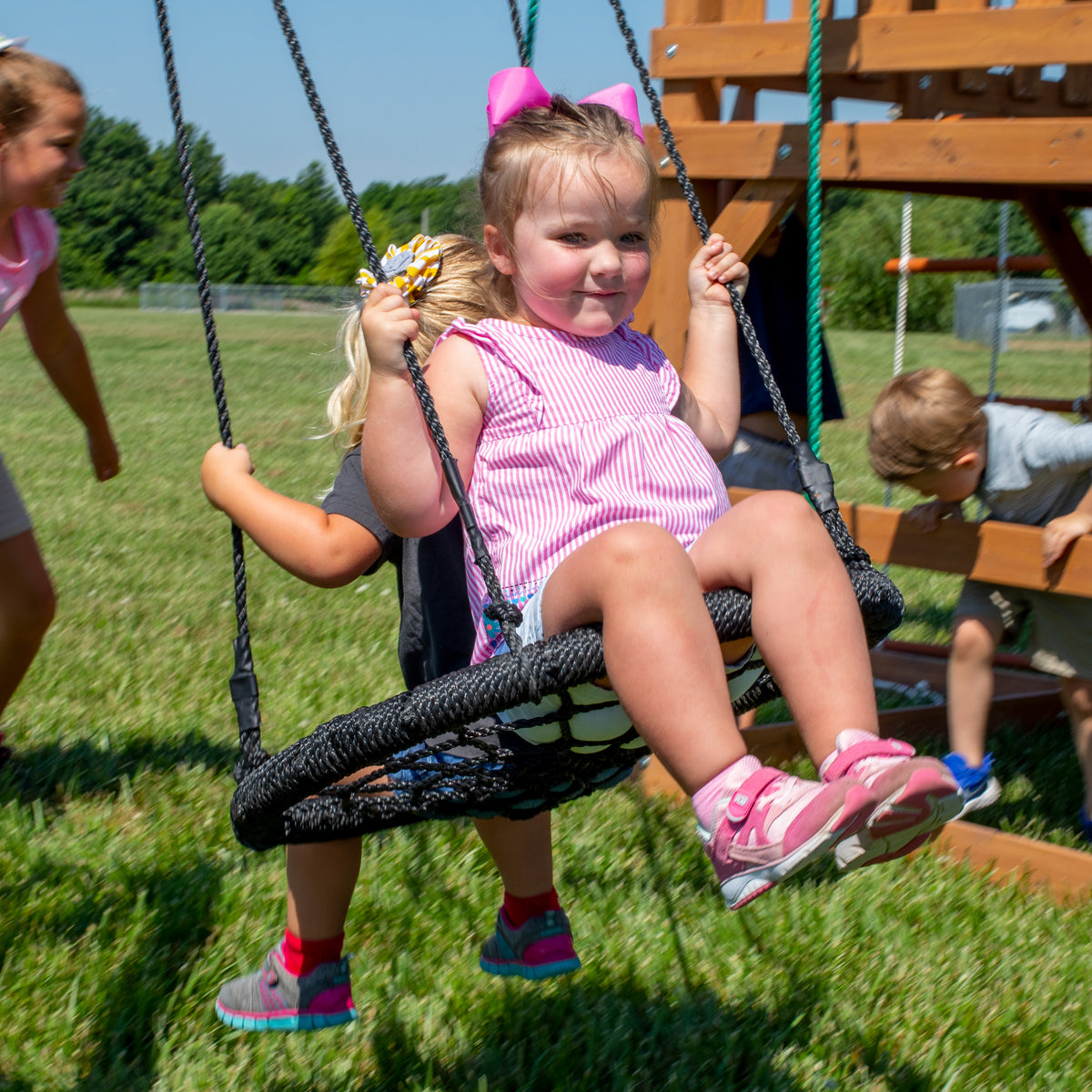Grayson Peak Swing Set and Climbing Frame