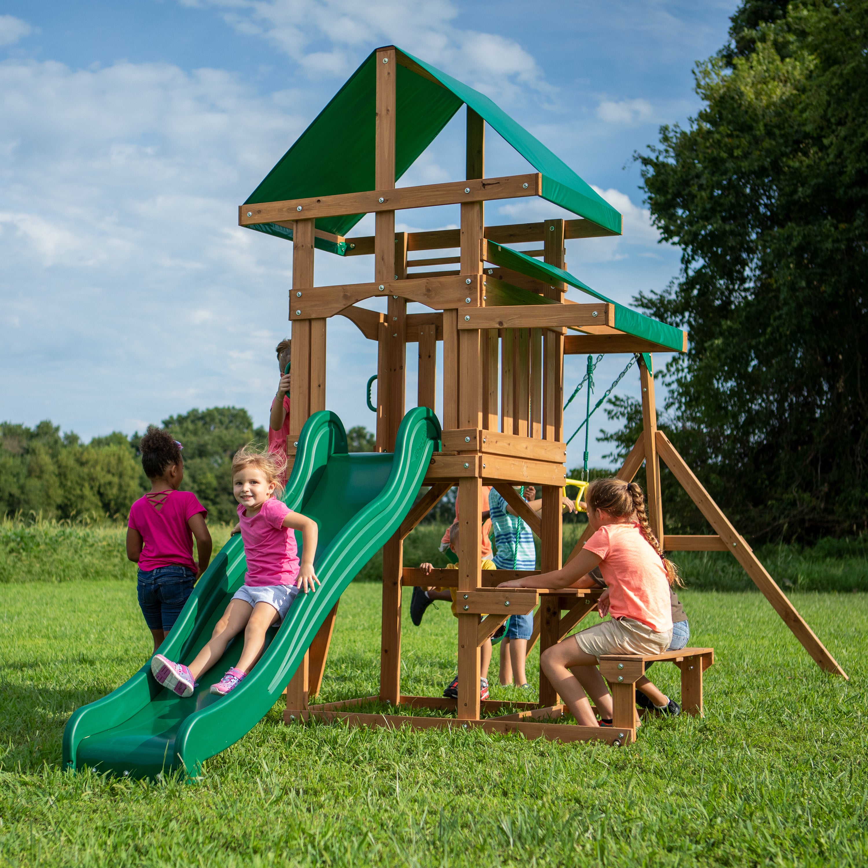 Belmont Swing Set and Climbing Frame