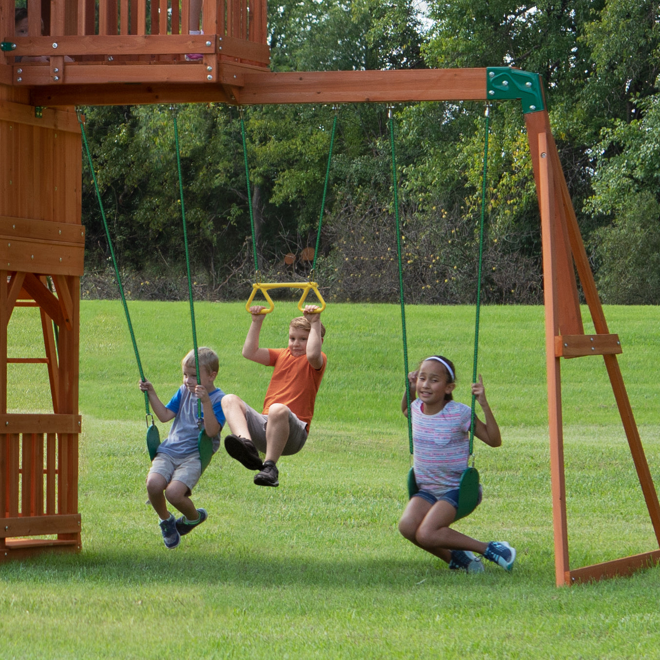 Skyfort II Swing Set and Climbing Frame