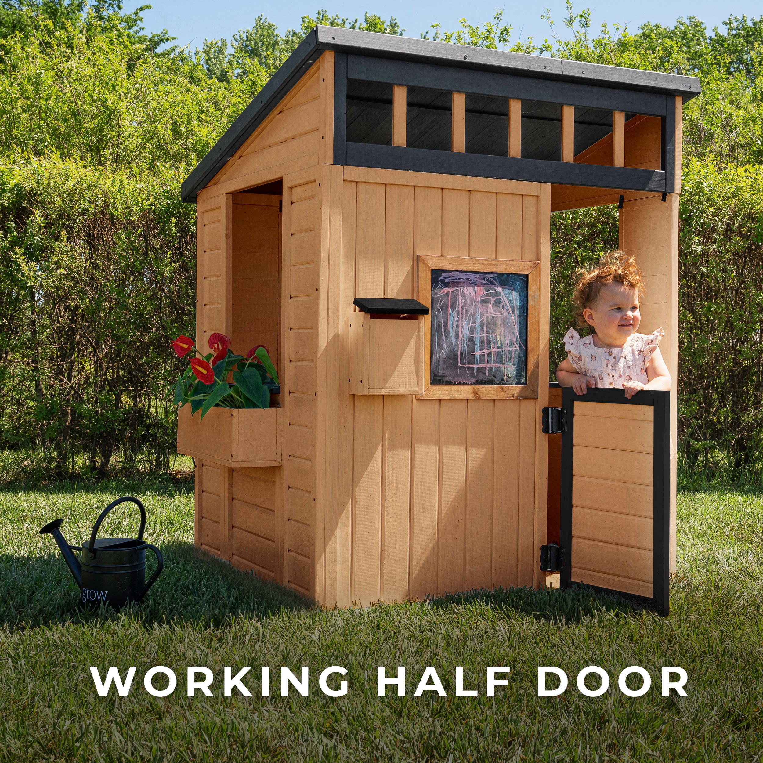 Caraway Cottage Playhouse - Light Brown