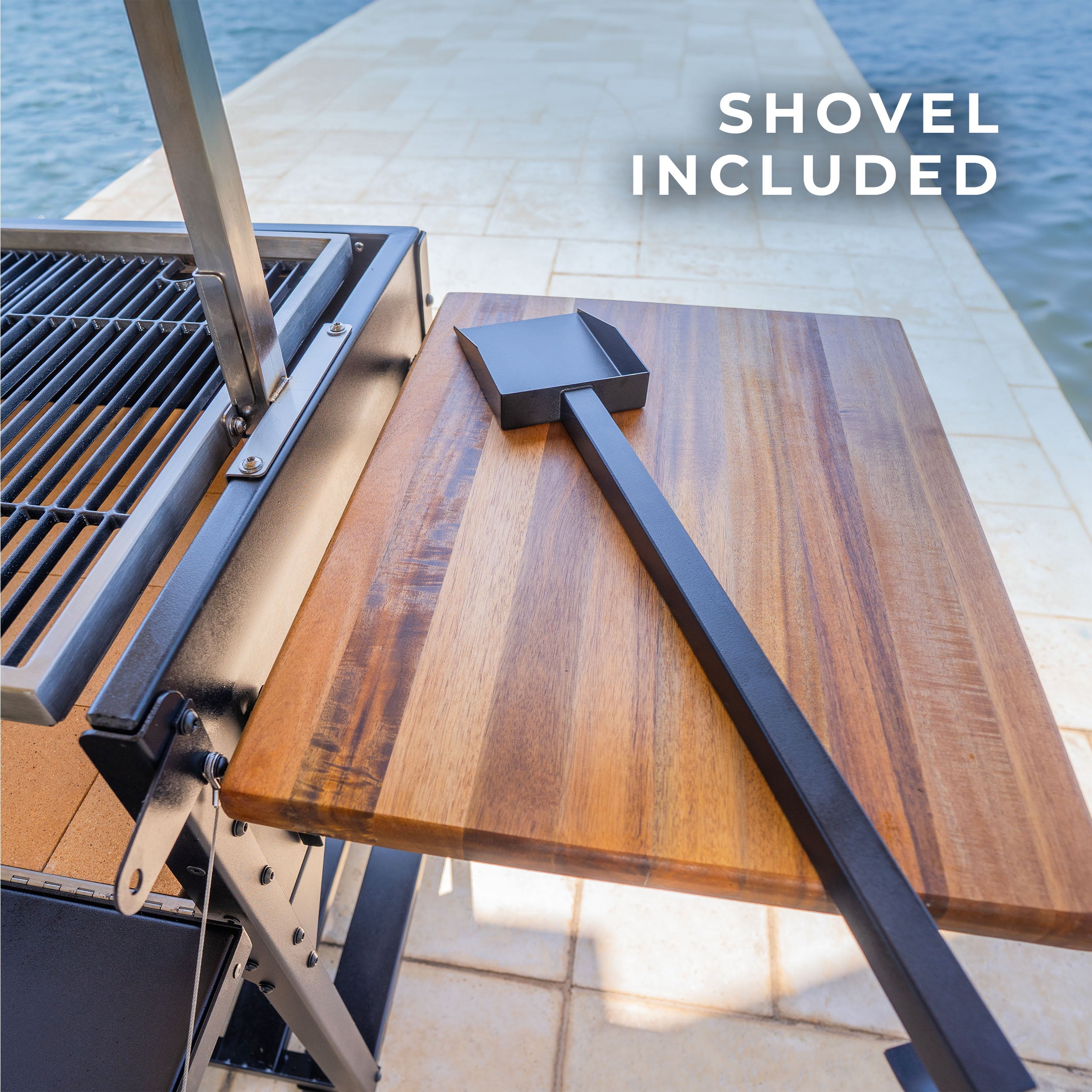 Argentine/Santa Maria Heritage BBQ Grill with Wood Fire and Charcoal