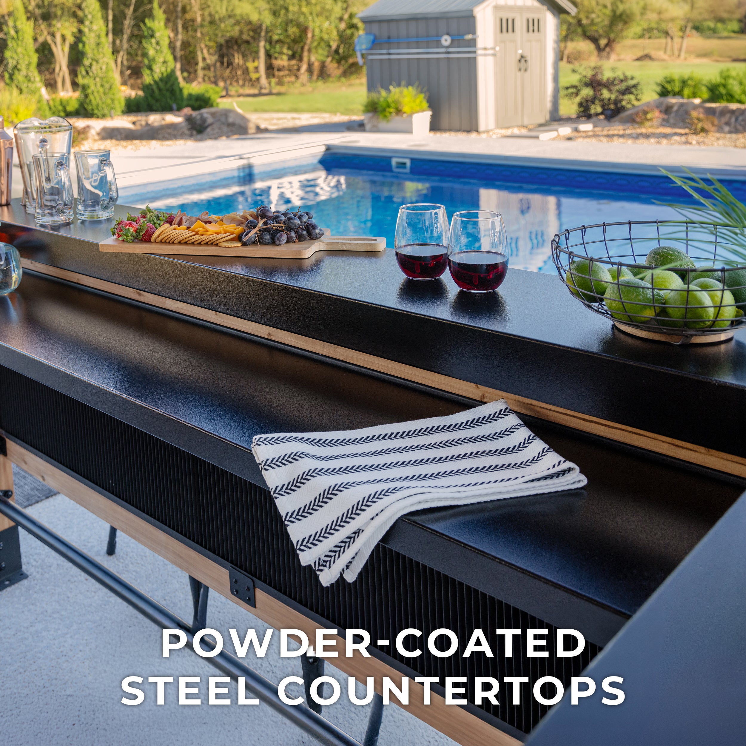 2.9m x 1.9m (10ft x 6ft) Palisade Outdoor Bar