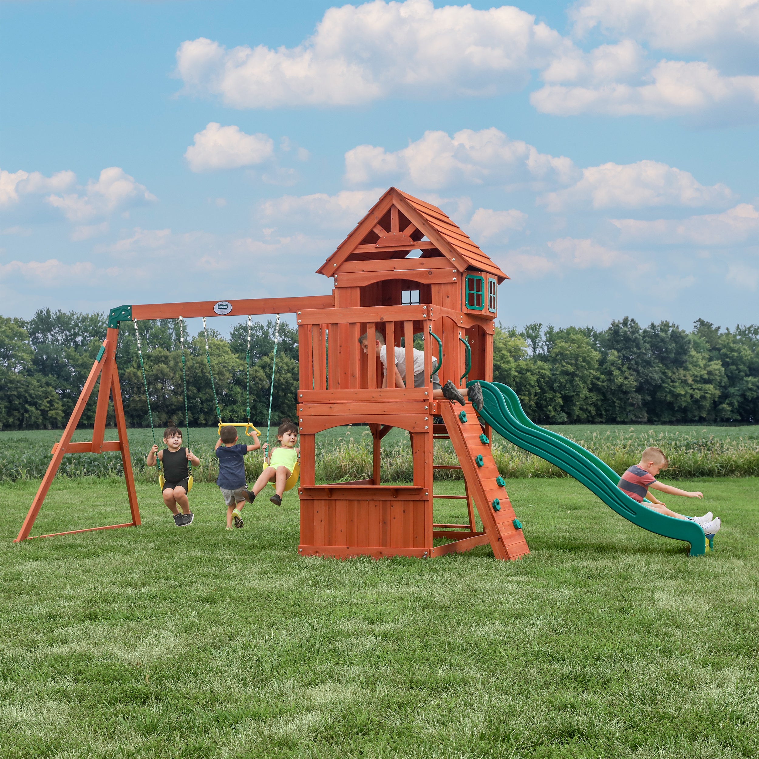Atlantis Swing Set and Climbing Frame