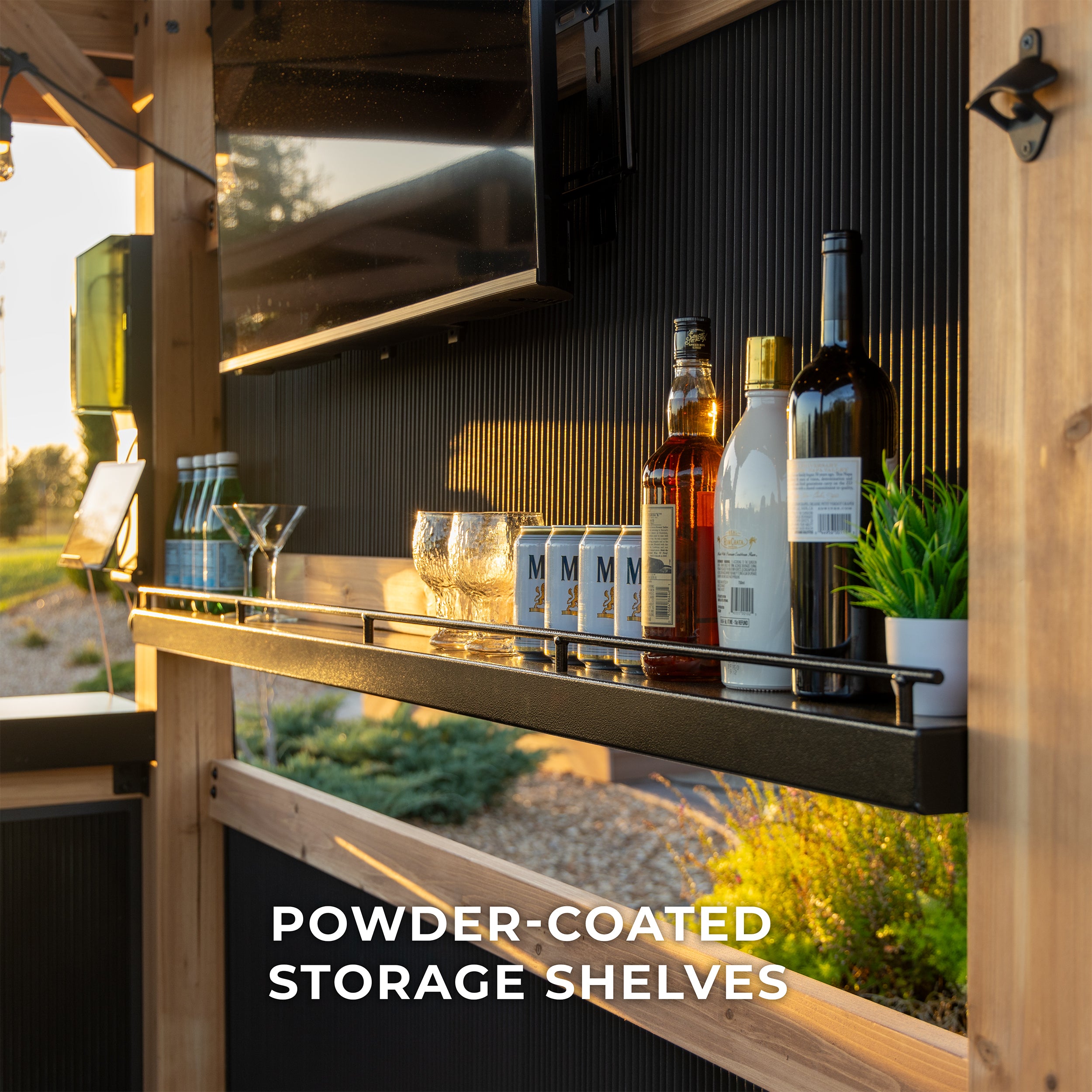 2.9m x 1.9m (10ft x 6ft) Palisade Outdoor Bar