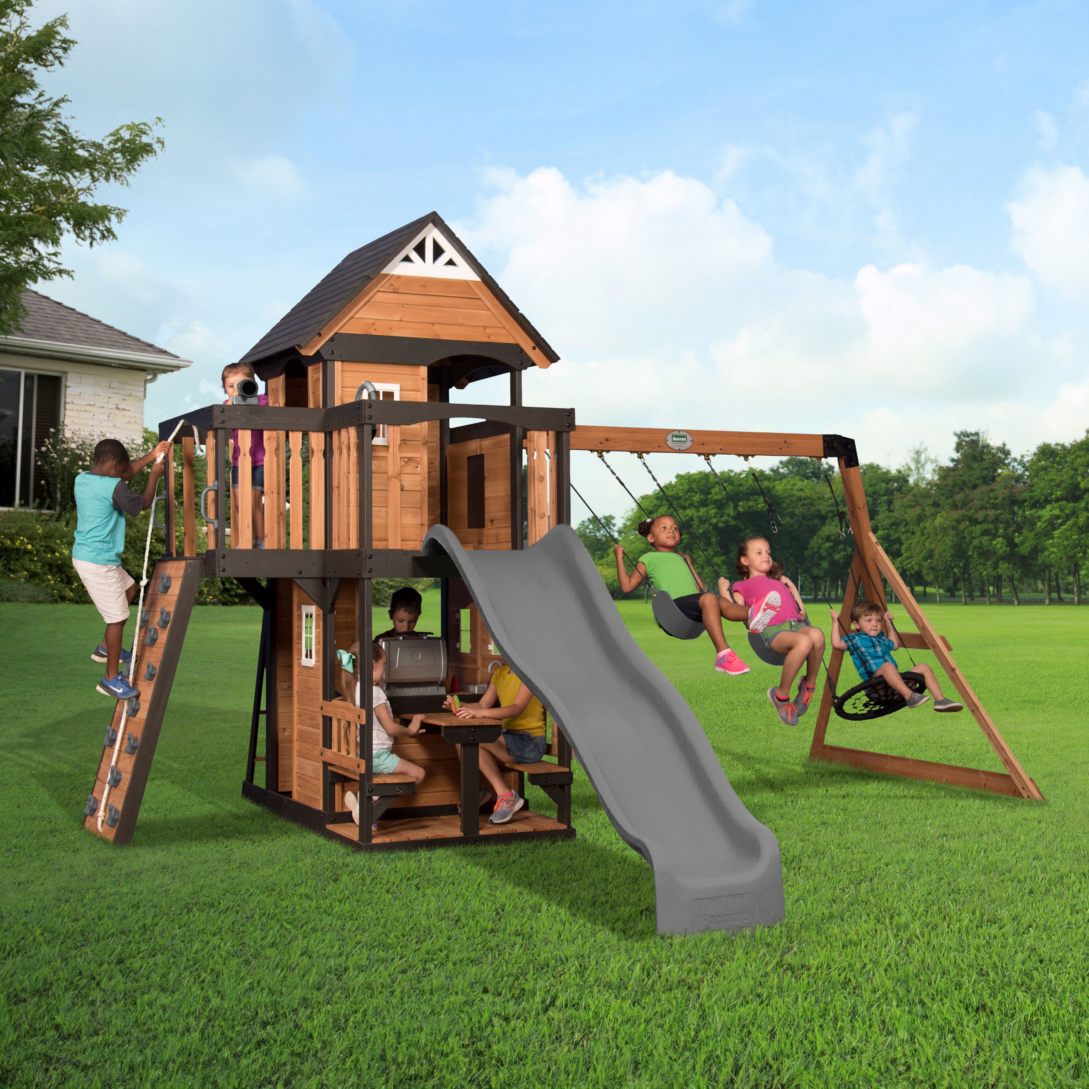 Canyon Creek Swing Set and Climbing Frame