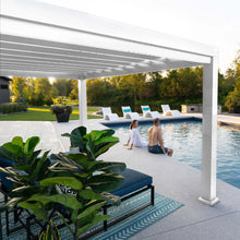 Load image into Gallery viewer, 3m x 3.6m x 2.3m Windham Modern Steel Pergola (12x10)
