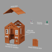 Load image into Gallery viewer, Timberlake Playhouse Exploded View

